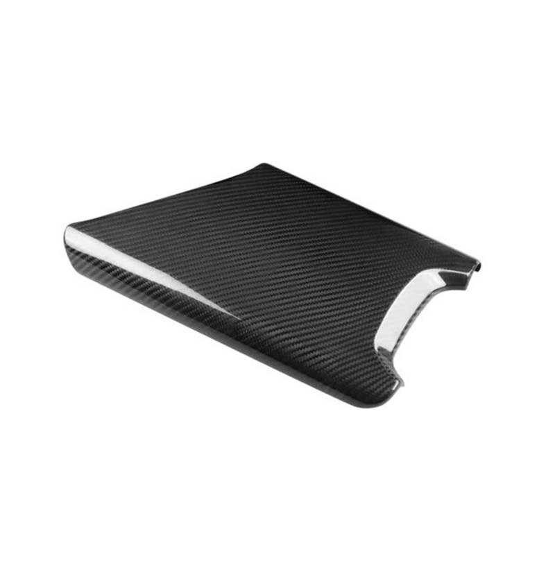 Interieur Dekor Für Chevrolet Für Corvette C8 2020 2021 2022 2023 2024 Echte Harte Carbon Faser Aufkleber Auto Center Armlehne Box Innen Zubehör Auto Interieur ZubeAhör(Black Carbon) von NCTPICLC