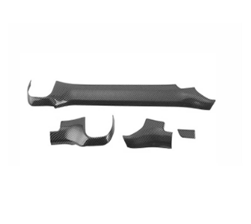Interieur Dekor Für Ford Für Ranger Für Wildtrak 2022 2023 2024 Carbon Faser Holz Textur Innen Upgrade Overlay Zentrale Form Panel Zubehör Auto Interieur ZubeAhör(Carbon Fiber RHD) von NCTPICLC