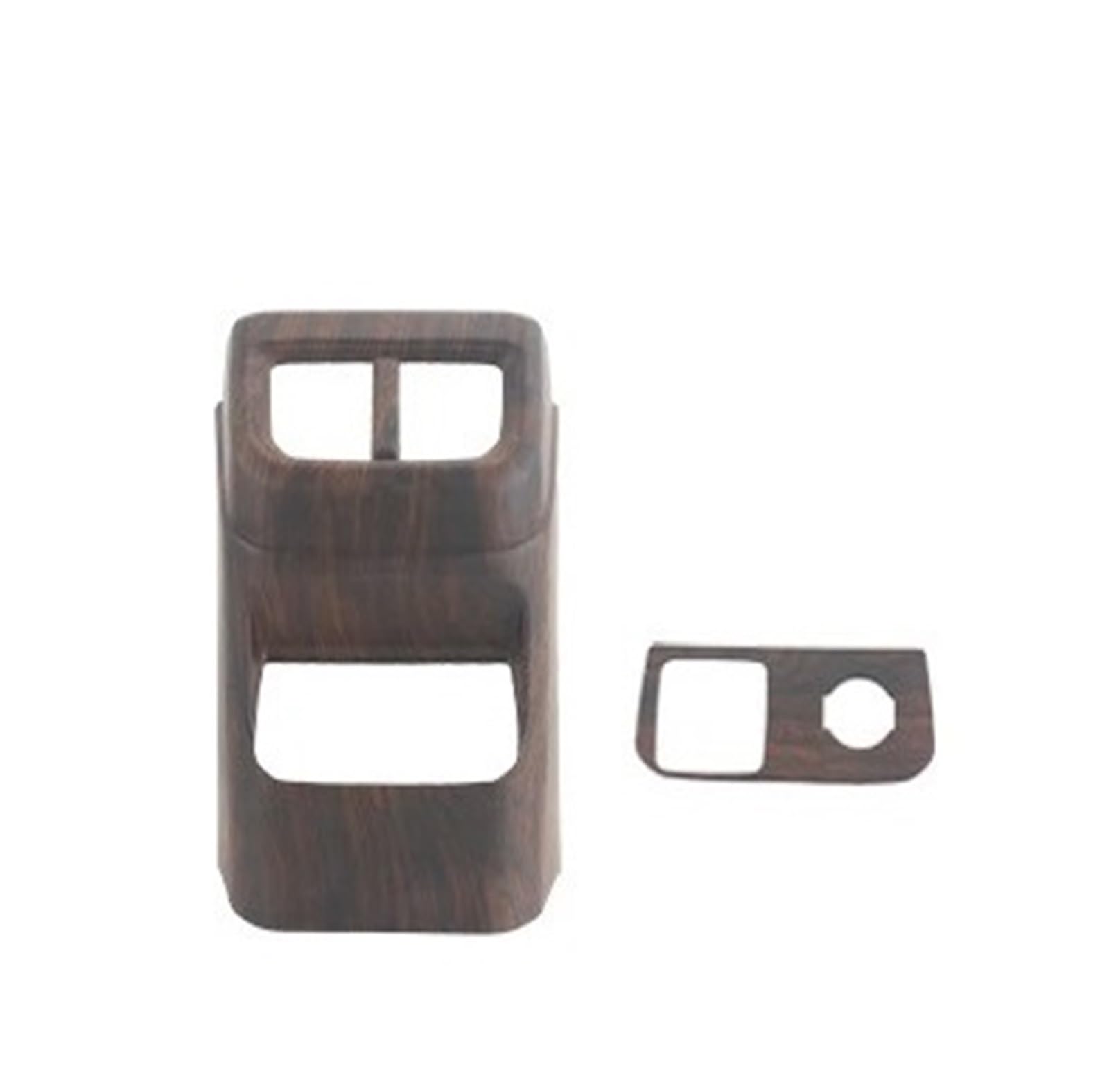 Interieur Dekor Für Ford Für Ranger T9 2022 2023 2024 LHD RHD Holzmaserung Innenräume Zubehör Overlay Panel Dashboard Armlehne Türen Getriebe Zentralen Auto Interieur ZubeAhör(Rear AC Cover) von NCTPICLC