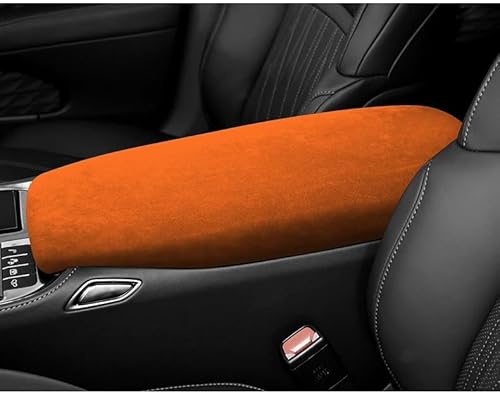 Interieur Dekor Für Lexus Für LS-LS350 LS430 LS460 LS500 LS500h LS600h 2017 2018 2019 2020 2021 2022 Armlehne Box Deckel Abdeckung Shell Pad Auto Interieur ZubeAhör(Orange) von NCTPICLC