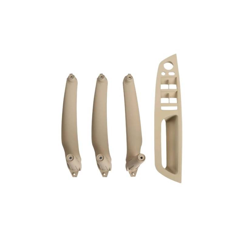 Interieur Dekor LHD RHD Für E70 E71 E72 Für X5 Für X6 2008-2014 Armlehne Auto Innentür Griff Innere Panel Pull Trim Abdeckung Griff Armlehne Ersatz Auto Interieur ZubeAhör(RHD Beige Model A) von NCTPICLC