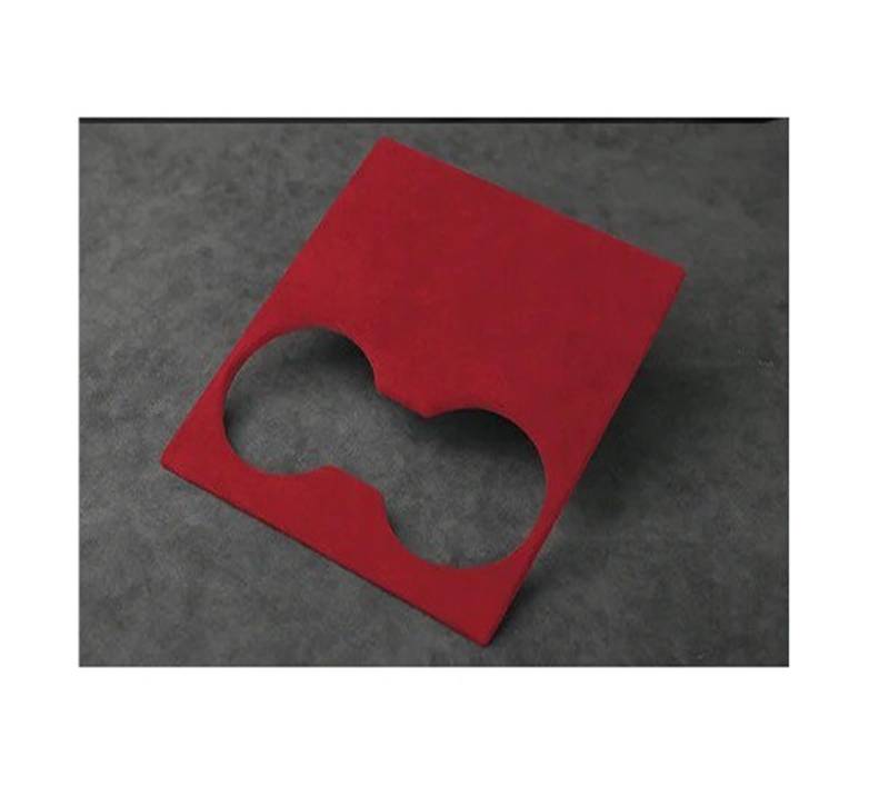 Interieur Dekor Zentrale Tassen Armlehne Vordere Abdeckung Pad Matte Mantel Shell Für Tesla Für Modell 3 Für Modell Für Y 2018-2022 2021 2020 2019 Auto Interieur ZubeAhör(Red Cup Pad) von NCTPICLC