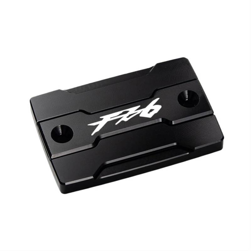 Bremsflüssigkeitsbehälter Schutz Für FZ6 FZ-6 ZF6N FZ6R FZ6S Für Fazer Motorrad Vorderradbremsflüssigkeitstankdeckel Und Motoreinfülldeckel Schutzzubehör(FZ6 Black) von NCVCB