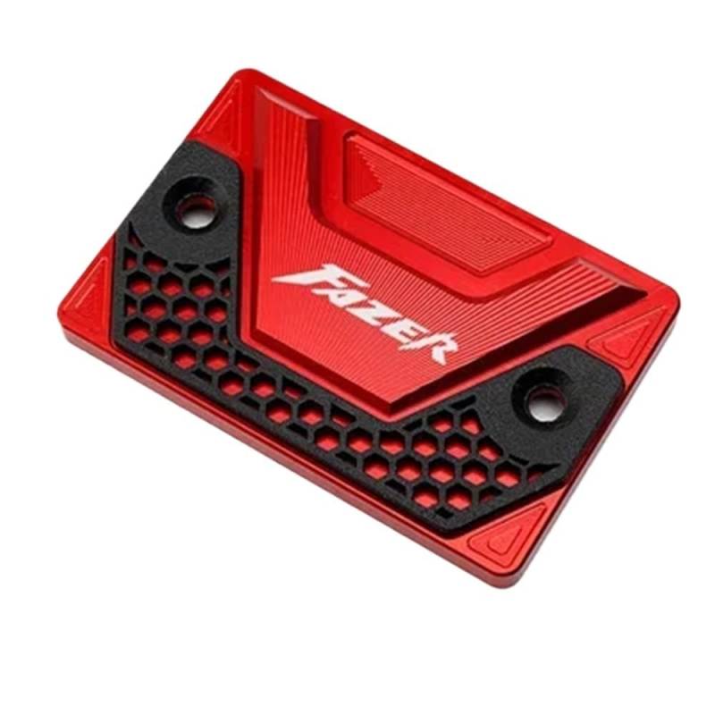 Bremsflüssigkeitsbehälter Schutz Für FZ8 Für Fazer FZ6 FZ6N FZ6S FZ6R FZ1 Motorrad CNC Ablauf Motoröl Einfülldeckel Vorderradbremsflüssigkeitsbehälter Abdeckung(FBC Red) von NCVCB