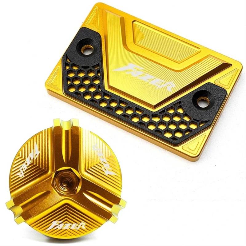 Bremsflüssigkeitsbehälter Schutz Für FZ8 Für Fazer FZ6 FZ6N FZ6S FZ6R FZ1 Motorrad CNC Ablauf Motoröl Einfülldeckel Vorderradbremsflüssigkeitsbehälter Abdeckung(FBEP g) von NCVCB