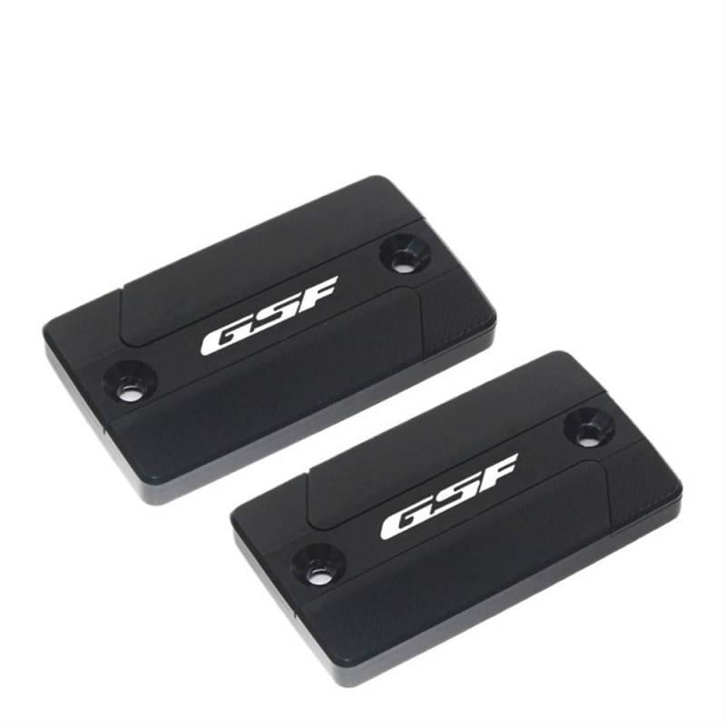 Bremsflüssigkeitsbehälter Schutz Für GSF1200 GSF1200S GSF 1200 GSF 1200S 2006 Motorrad CNC Vorderradbremsflüssigkeitsbehälter Abdeckkappe(Black) von NCVCB