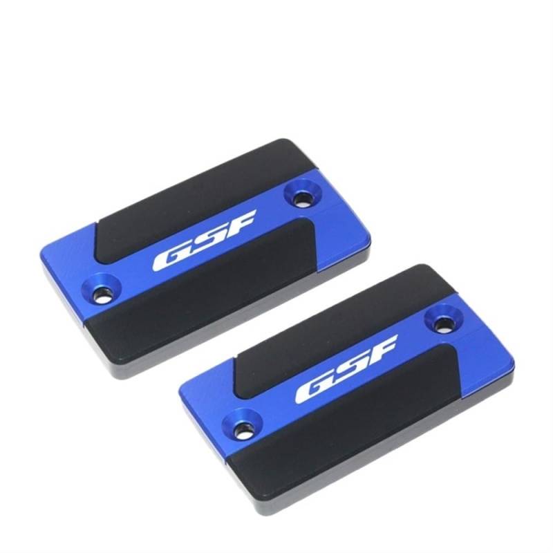 Bremsflüssigkeitsbehälter Schutz Für GSF1200 GSF1200S GSF 1200 GSF 1200S 2006 Motorrad CNC Vorderradbremsflüssigkeitsbehälter Abdeckkappe(Blue) von NCVCB