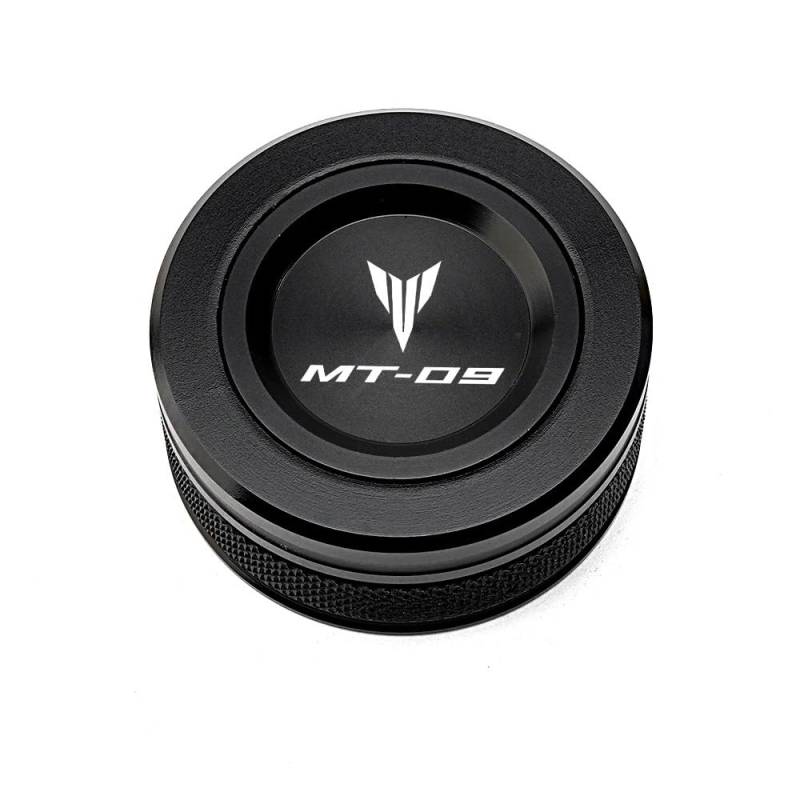Bremsflüssigkeitsbehälter Schutz Für MT 07 09 10 MT07 MT10 MT09 Für Tracer SP 2020 2021 2022 Motorrad Zubehör CNC Hinten Brems Flüssigkeit Reservoir Abdeckung Kappe(Black-MT09) von NCVCB