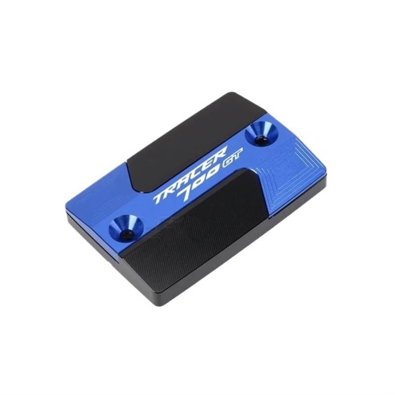 Bremsflüssigkeitsbehälter Schutz Für MT-07 MT07 Tracer700 Für Tracer 7 MT 07 2014-2023 Motorrad CNC Front Brake Reservoir Flüssigkeit CNC Tank Abdeckung Öl Tasse Kappe(Tracer 700 Blue) von NCVCB