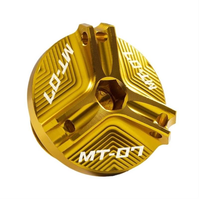 Bremsflüssigkeitsbehälter Schutz Für MT07 2021 2022 MT 07 FZ07 2014-2020 Motorrad Vorder- Und Hinterradbremstankdeckel Und Motoröl-Einfülldeckel-Zubehör(Oil Filler Cap g) von NCVCB