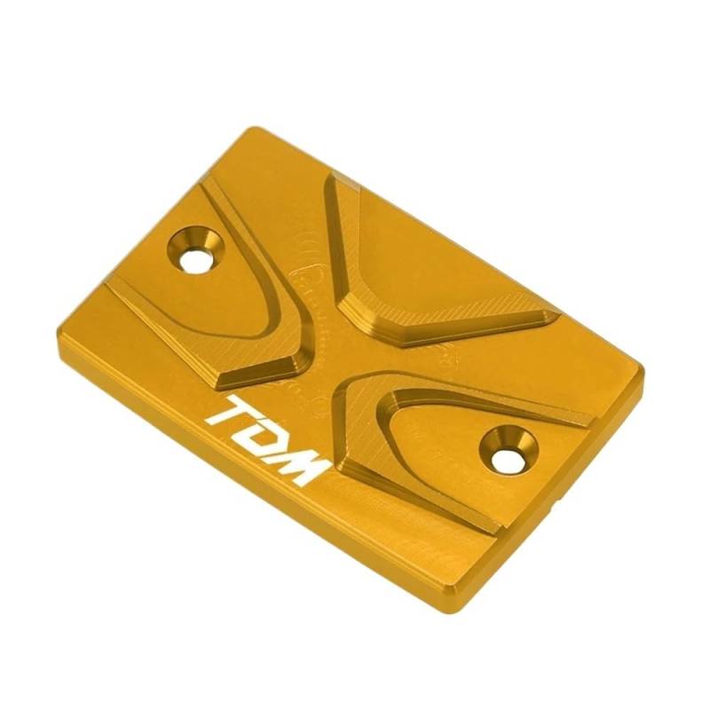 Bremsflüssigkeitsbehälter Schutz Für TDM 850 TDM 900 2004-2015 Vorderradbremsflüssigkeitsbehälter Abdeckkappe Motorradzubehör Aluminium Vorderradbremsflüssigkeit(LOGO-01) von NCVCB