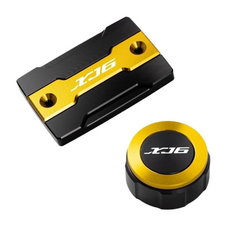 Bremsflüssigkeitsbehälter Schutz Für XJ6 XJ6F XJ6N DIVERSION2010 2011 212 2013 2014 Motorrad Vorne Und Hinten Bremsflüssigkeitskappe Schutzabdeckung Zubehör(A Set of g) von NCVCB