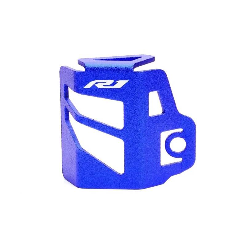 Bremsflüssigkeitsbehälter Schutz Für YZF R1 R1M R6 R7 R25 R125 Motorrad CNC Hinten Brems Flüssigkeit Reservoir Schutz Abdeckung Schutz Öl Tasse Schutz(Blue-R1) von NCVCB