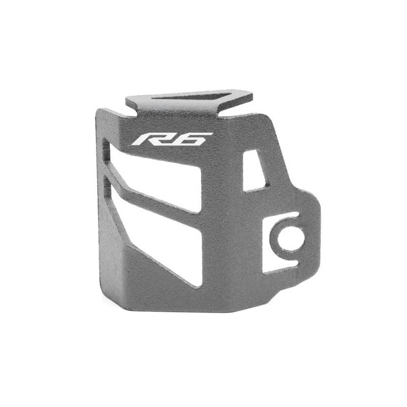 Bremsflüssigkeitsbehälter Schutz Für YZF R1 R1M R6 R7 R25 R125 Motorrad CNC Hinten Brems Flüssigkeit Reservoir Schutz Abdeckung Schutz Öl Tasse Schutz(Grey-R6) von NCVCB