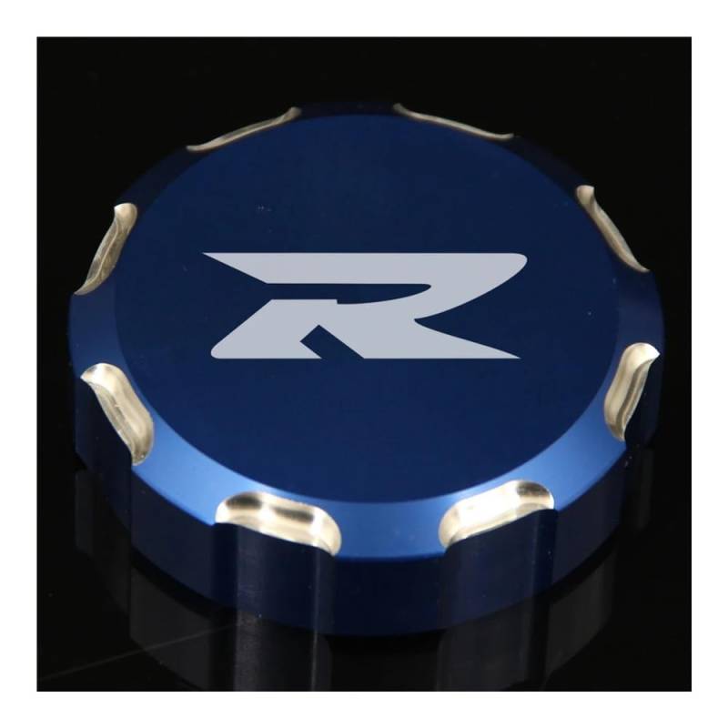 Bremsflüssigkeitsbehälter Schutz Motorrad CNC Vorderradbremszylinder Reservoir Abdeckkappe Für GSXR 1000 GSX-R 1000 2001-2018 2014 2015 2016 2017(Blue) von NCVCB
