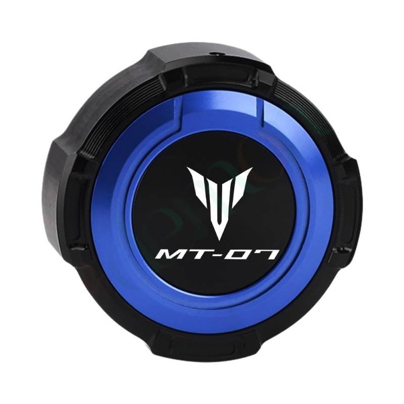 Bremsflüssigkeitsbehälter Schutz Motorrad-Zubehör Für MT-07 MT07 MT-03 MT3 Bremsbehälter-Schutz Vorne Bremsflüssigkeitszylinder-Abdeckung(MT-07 Blue) von NCVCB