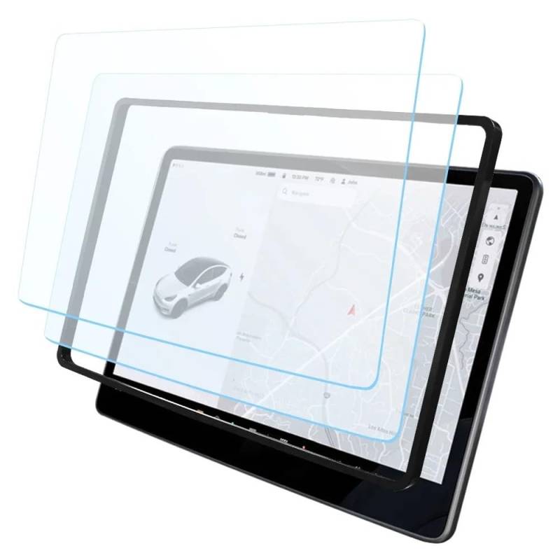 Displayschutzfolie 15-Zoll-Center-Control-Bildschirmglasfolie Für Modell 3 Y Touchscreen-Schutzfolie Aus Gehärtetem Glas von NCXKZLH
