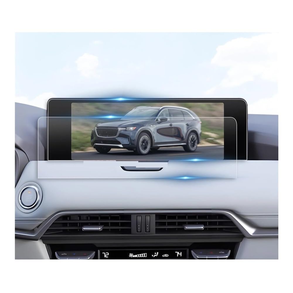 Displayschutzfolie 2PCS PET Schutz Für Mazda CX-90 CX90 2024 Ohne Loch Auto 12,3 Zoll GPS Schutz Bildschirm Anti-Scratch Film Displayschutzfolie 2PCS PET Schutz Für Mazda CX-90 CX90 2024 Ohne Loch Auto 12,3 Zoll GPS Schutz Bildschirm Anti-Scratch Film von NCXKZLH
