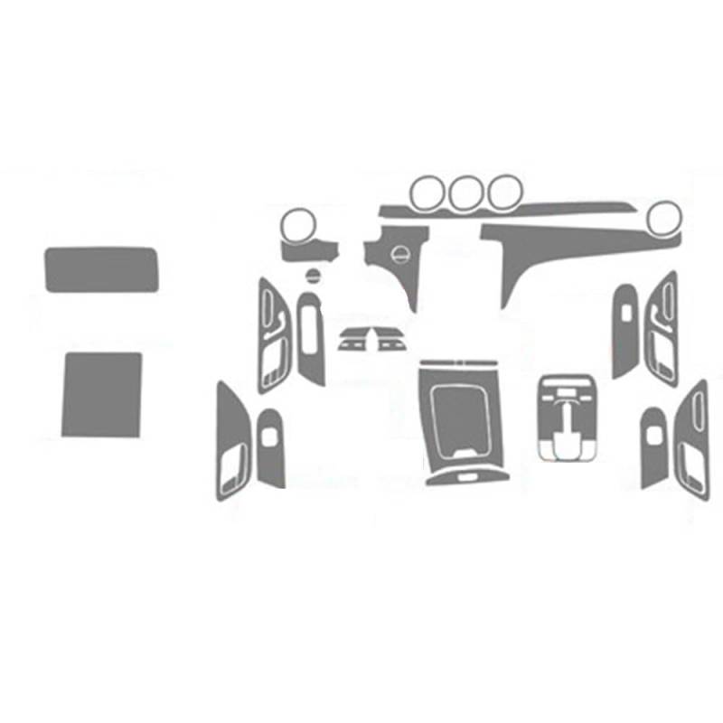 Displayschutzfolie Autotür Mittelkonsole Media Dashboard Navigation TPU Schutzfolie Für Klasse C Für W205 C200 W204 W206 von NCXKZLH
