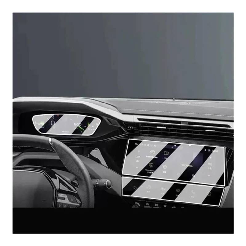 Displayschutzfolie Displayschutzfolie Aus Gehärtetem Glas Für Pe&ugeot 308 SW 408 2022 2023 10 Zoll GPS-Navigationsbildschirm Autozubehör von NCXKZLH
