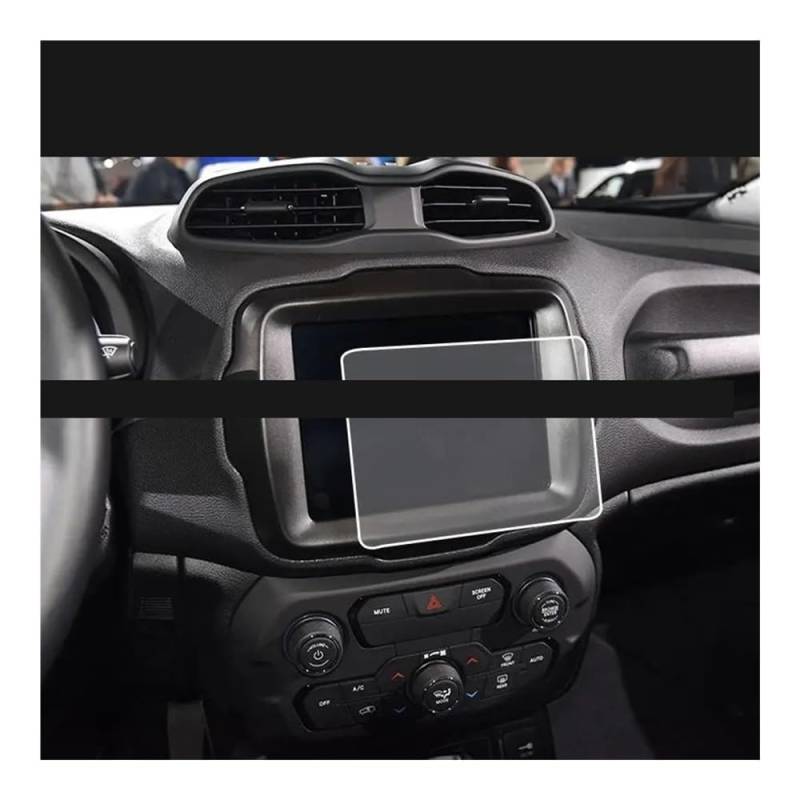Displayschutzfolie Displayschutzfolie Aus Gehärtetem Glas Für Renegade Für Uconnect 2018 2019 8,4 Zoll Navigationsfolie von NCXKZLH