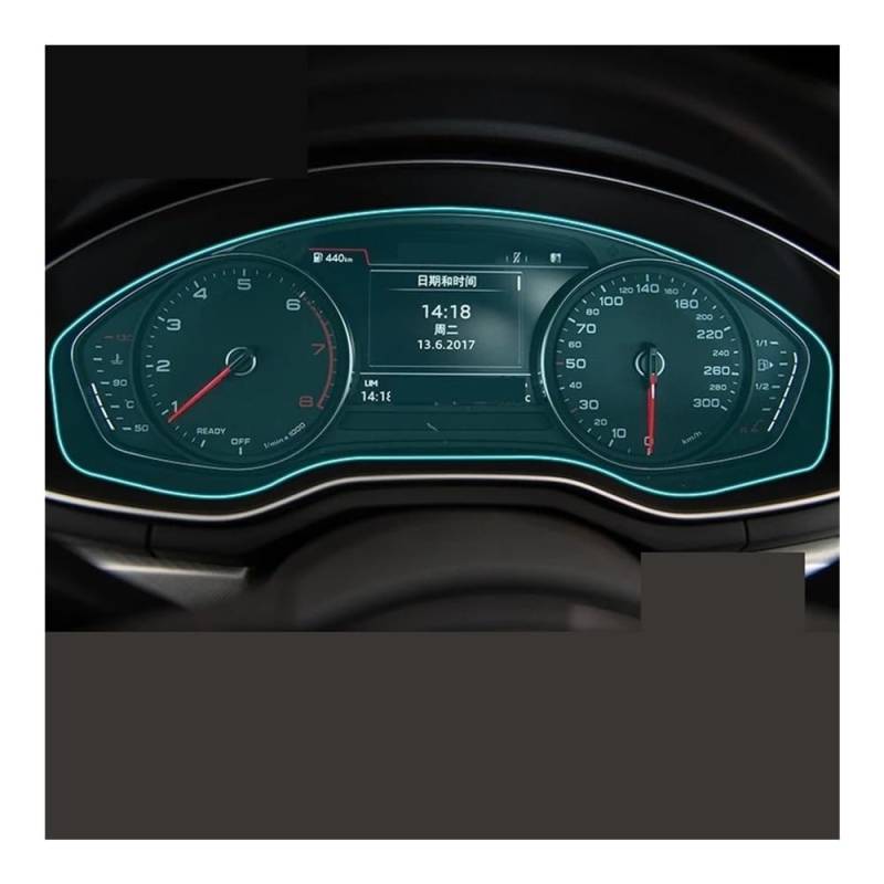 Displayschutzfolie Für A4 A5 Q5 2016-2019 Automotive Interior Instrument Panel Bildschirm TPU Schutz Film Anti-Scratch Zubehör von NCXKZLH