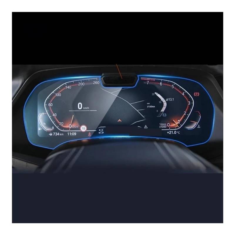 Displayschutzfolie Für G30 G31 Für Serie 5 2020 Automotive Interior Instrument Panel Membran Bildschirm Gehärtetes Glas Schutz Film von NCXKZLH
