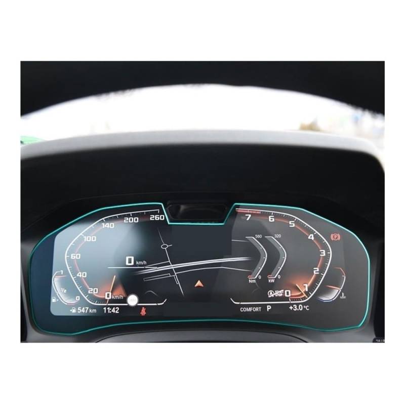 Displayschutzfolie Für G32 Für Serie 6GT 2020-2020 Automotive Interior Instrument Panel Bildschirm Gehärtetes Glas Schutz Film von NCXKZLH