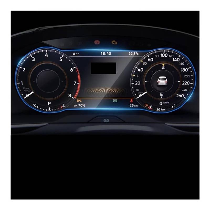 Displayschutzfolie Für Tiguan 2017 2018 Auto Innen Instrument Panel Membran Bildschirm Gehärtetes Glas Schutz Film Zugriffs von NCXKZLH