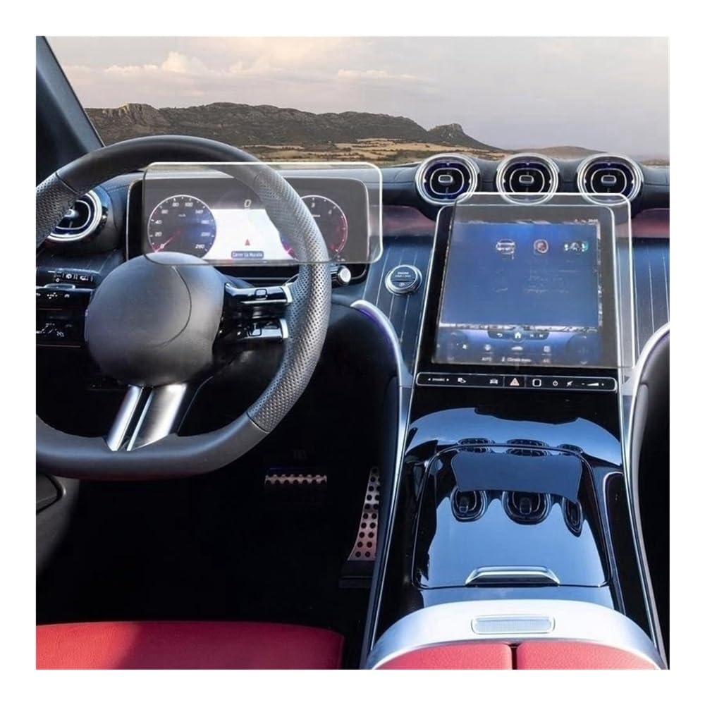 Displayschutzfolie Gehärtete Glasfolie Für GLC 2023, Auto-Infotainment-Radio, GPS-Navigationsbildschirm, Instrumenten-Armaturenbrett-Schutz Displayschutzfolie Gehärtete Glasfolie Für GLC 2023, Auto-Infotainment-Radio, GPS-Navigationsbildschirm, Instrumenten-Armaturenbrett-Schutz von NCXKZLH