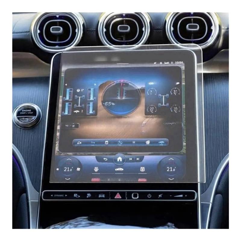 Displayschutzfolie Gehärtete Glasfolie Für GLC 2023, Auto-Infotainment-Radio, GPS-Navigationsbildschirm, Instrumenten-Armaturenbrett-Schutz von NCXKZLH