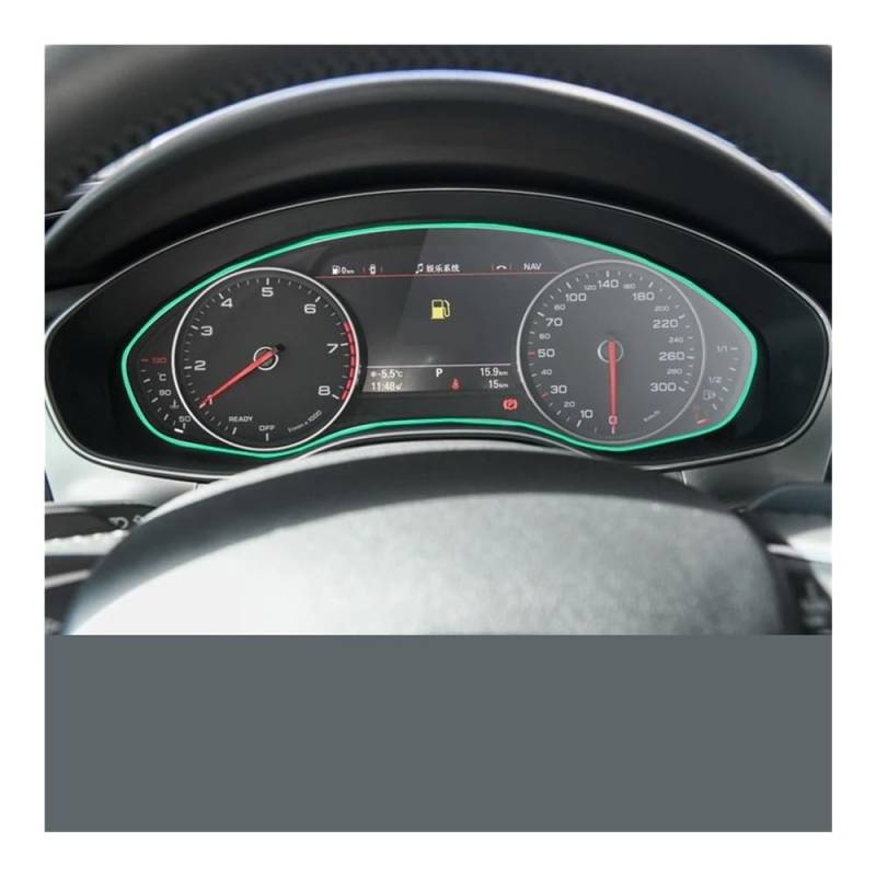 Displayschutzfolie PET-Schutzfolie Für A6 A7 C7 2012–2018, Automobil-Innenraum, Instrumententafel, Membran, Bildschirmdekoration von NCXKZLH