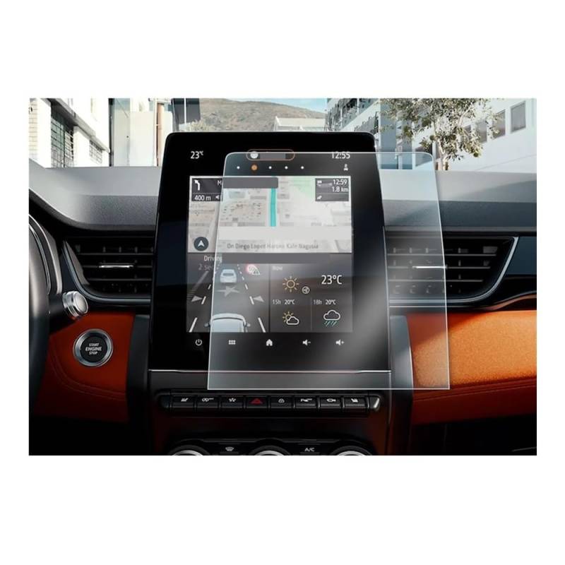 Displayschutzfolie PET Screen Protector Für Zoe Für Clio 5 Für Captur 2 Für Arkana Für Easy Für Link 2022 Auto Innen Zubehör von NCXKZLH