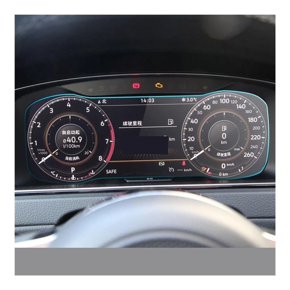 Displayschutzfolie Schutzfolie Aus Gehärtetem Glas Für Golf 7 MK7 2018 2019 2020, Automobil-Innenraum, Instrumententafel-Membran Displayschutzfolie Schutzfolie Aus Gehärtetem Glas Für Golf 7 MK7 2018 2019 2020, Automobil-Innenraum, Instrumententafel-Membran von NCXKZLH