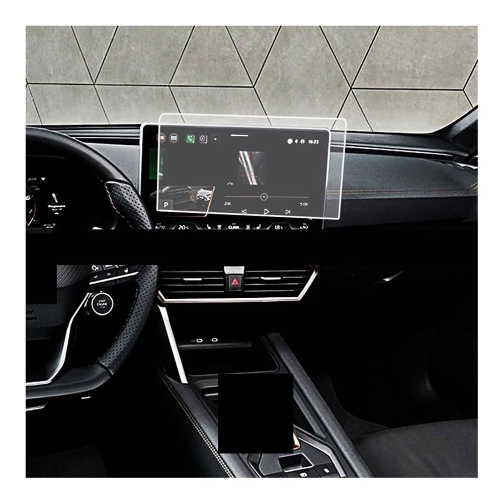 Displayschutzfolie TPU Screen Protector Film Für Cupra Für Formentor 2025 Für Leon MK4 Auto 12,9 Zoll GPS Navigation Touchscreen von NCXKZLH