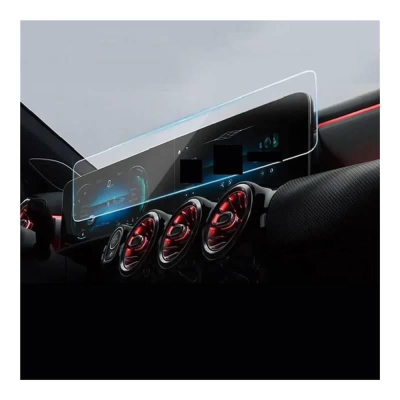 NCXKZLH Displayschutzfolie Auto GPS Navigation Film Bildschirm Gehärtetes Glas Schutz Film Anti-Scratch Für A-Klasse W177 2019-2023 von NCXKZLH