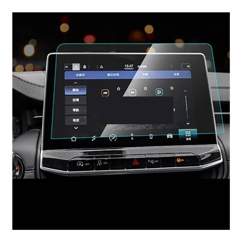 NCXKZLH Displayschutzfolie Für Compass 2021 2022 10,1 Zoll Auto GPS Navigation Film Screenempered Glas Schützende Anti-Scratch Film von NCXKZLH