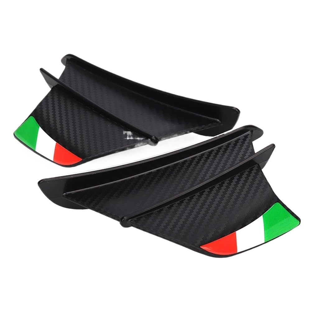 NCXKZLH Motorradverkleidungen Flügelseite Für 899 959 1198 1198S 1199 1299 Für Panigale V4 V4S V4R V2 Motorrad Winglet Aerodynamische Flügel Kit Spoiler von NCXKZLH