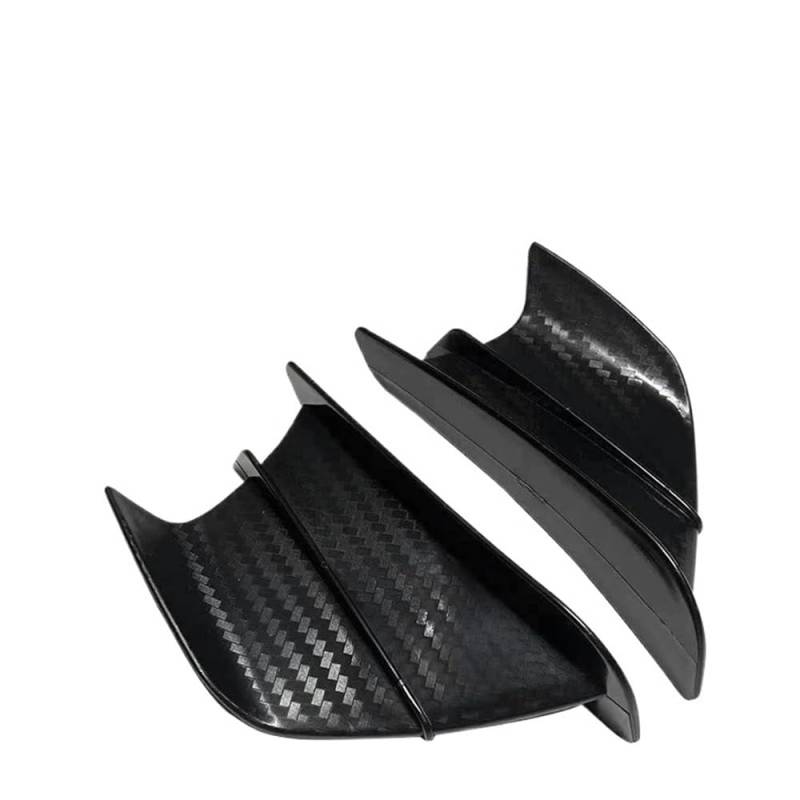 NCXKZLH Motorradverkleidungen Flügelseite Für Für NI&nja 650 400 300 250 H2R ZX14R ZX10R ZX6R Verkleidung Seite Winglet Aerodynamische Flügel Deflektor Spoiler von NCXKZLH