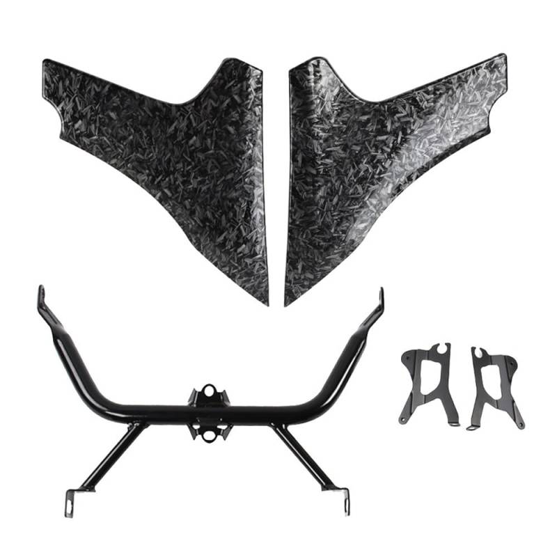 NCXKZLH Motorradverkleidungen Flügelseite Für Für Touring Für CVO Für Road Für Glide ST Für FLTRXSTSE 2024 Motorrad Seite Verkleidung Panel Unterstützung Halterung Kits von NCXKZLH