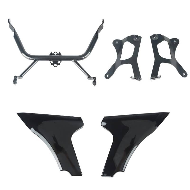 NCXKZLH Motorradverkleidungen Flügelseite Für Für Touring Für CVO Für Road Für Glide ST Für FLTRXSTSE 2024 Motorrad Seite Verkleidung Panel Unterstützung Halterung Kits von NCXKZLH