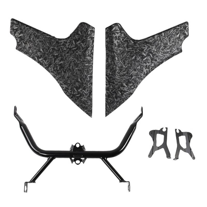NCXKZLH Motorradverkleidungen Flügelseite Für Für Touring Für CVO Für Road Für Glide ST Für FLTRXSTSE 2024 Motorrad Seite Verkleidung Panel Unterstützung Halterung Kits von NCXKZLH
