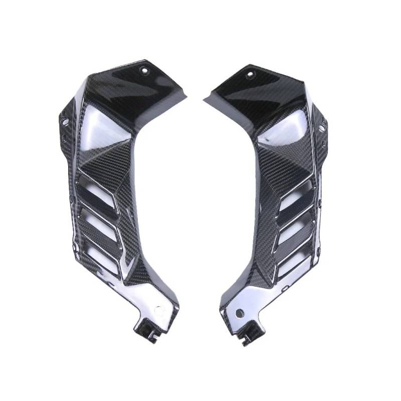 NCXKZLH Motorradverkleidungen Flügelseite Für ZX10R 2021 + Motorrad Modifizierte Kohlenstoff-Faser Dekoration Kraftstoff Tank Abdeckung Seite Panels Verkleidung Kits von NCXKZLH