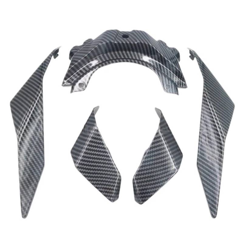 NCXKZLH Motorradverkleidungen Flügelseite Hinten Schwanz Verkleidung Rücklicht Abdeckung Sitzkissen Seite Panel Abdeckung Für MT-10 FZ-10 Mt10 2014-2020 von NCXKZLH