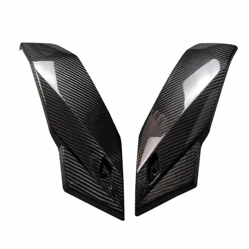 NCXKZLH Motorradverkleidungen Flügelseite Kohlefaser-Abdeckung für untere Seitenverkleidung, Motorradzubehör für S 1000 R 2021 2022 2023 + M 1000 R 2023 2024 von NCXKZLH