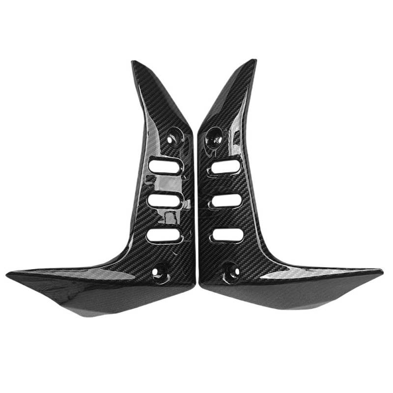 NCXKZLH Motorradverkleidungen Flügelseite Motorrad ABS Kunststoff Verkleidung Kühler Seiten Panel Abdeckung Gugel Schutz Für Z 750 Z750 2004 2005 2006 2007 von NCXKZLH