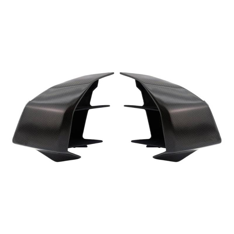 NCXKZLH Motorradverkleidungen Flügelseite Motorrad Aerodynamische Feste Wind Flügel Seite Spoiler Wind Front Verkleidung Für Für St&reet Für Kämpfer V4 V4S V4R von NCXKZLH