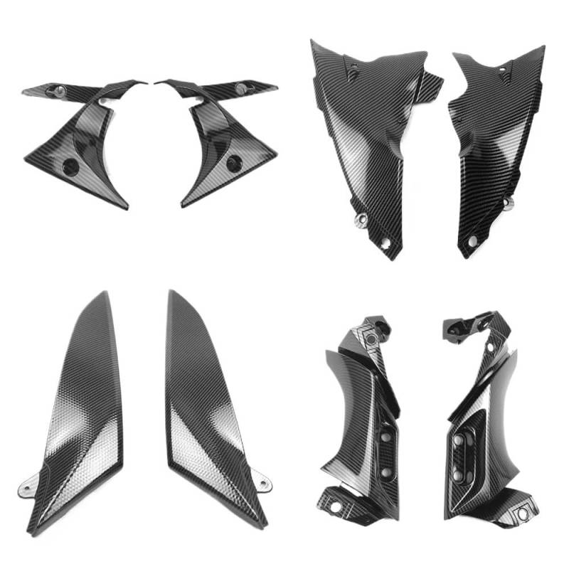 NCXKZLH Motorradverkleidungen Flügelseite Motorrad Carbon Seitenrahmen Mittlere Abdeckung Panel Verkleidung Gugel Für YZF R1 YZFR1 YZF-R1 2004 2005 2006 von NCXKZLH
