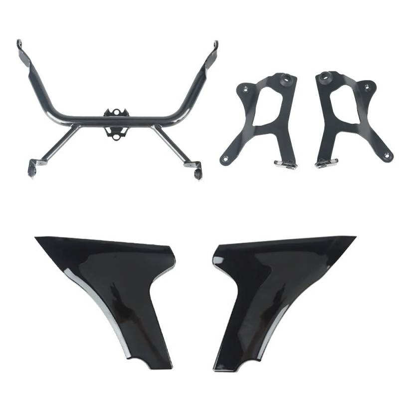 NCXKZLH Motorradverkleidungen Flügelseite Motorrad Seite Verkleidung Panel Unterstützung Halterung Kits Für Für Touring Für CVO Für Road Für Glide ST Für FLTRXSTSE 2024 von NCXKZLH