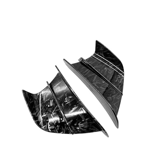 NCXKZLH Motorradverkleidungen Flügelseite Motorrad Seite Winglet Spoiler Wind Fluss Befestigung Flügel Front Verkleidung Für YFM 700R YFZ450 ATV YFZ 450R YFM700 von NCXKZLH